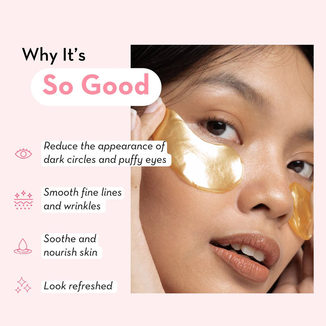 24K Gold Pure Luxury Lift and Firm Hydra-Gel Eye Patches image 2