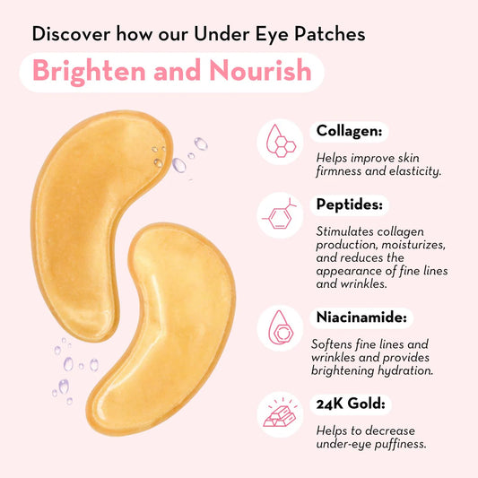 24K Gold Pure Luxury Lift and Firm Hydra-Gel Eye Patches image 1